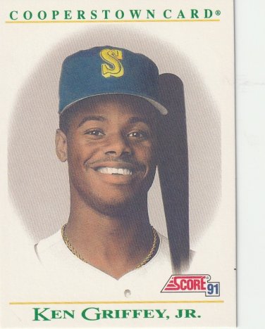 1991 Score Cooperstown #B3 Ken Griffey Jr. - Seattle Mariners