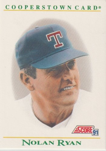 1991 SCORE #B7 NOLAN RYAN COOPERSTOWN CARD TEXAS RANGERS HOF