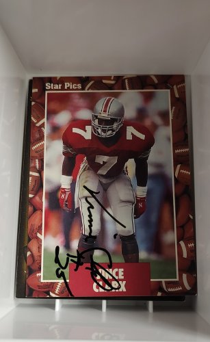 1991 Star Pics - Vinnie Clark #77 Certified Autographs (AU, RC)