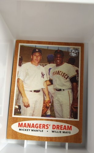 2021 Topps X Mickey Mantle Collection - Mickey Mantle, Willie Mays #29