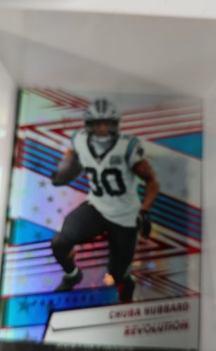 2025 Panini Revolution - Chuba Hubbard #33 Red Astro
