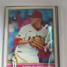 2025 Topps Heritage - Sam Aldegheri #322 Chrome Refractor (RC)