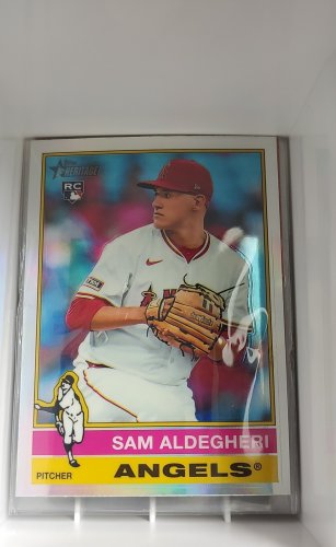2025 Topps Heritage - Sam Aldegheri #322 Chrome Refractor (RC)