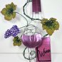 Hand Painted Metal Wine Wall Hanging
