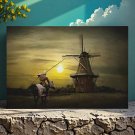 Rustic Art Print Hand painted oil painting on canvas 60x90CM(23.6"x35.4")Unframed Rustic Art Print Hand painted oil painting on canvas 60x90CM(23.6"x35.4")Unframed