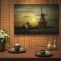 Rustic Art Print Hand painted oil painting on canvas 60x90CM(23.6"x35.4")Unframed