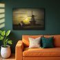 Rustic Art Print Hand painted oil painting on canvas 60x90CM(23.6"x35.4")Unframed