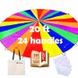 Kids Play Parachute 20 ft (6m) 24 handles