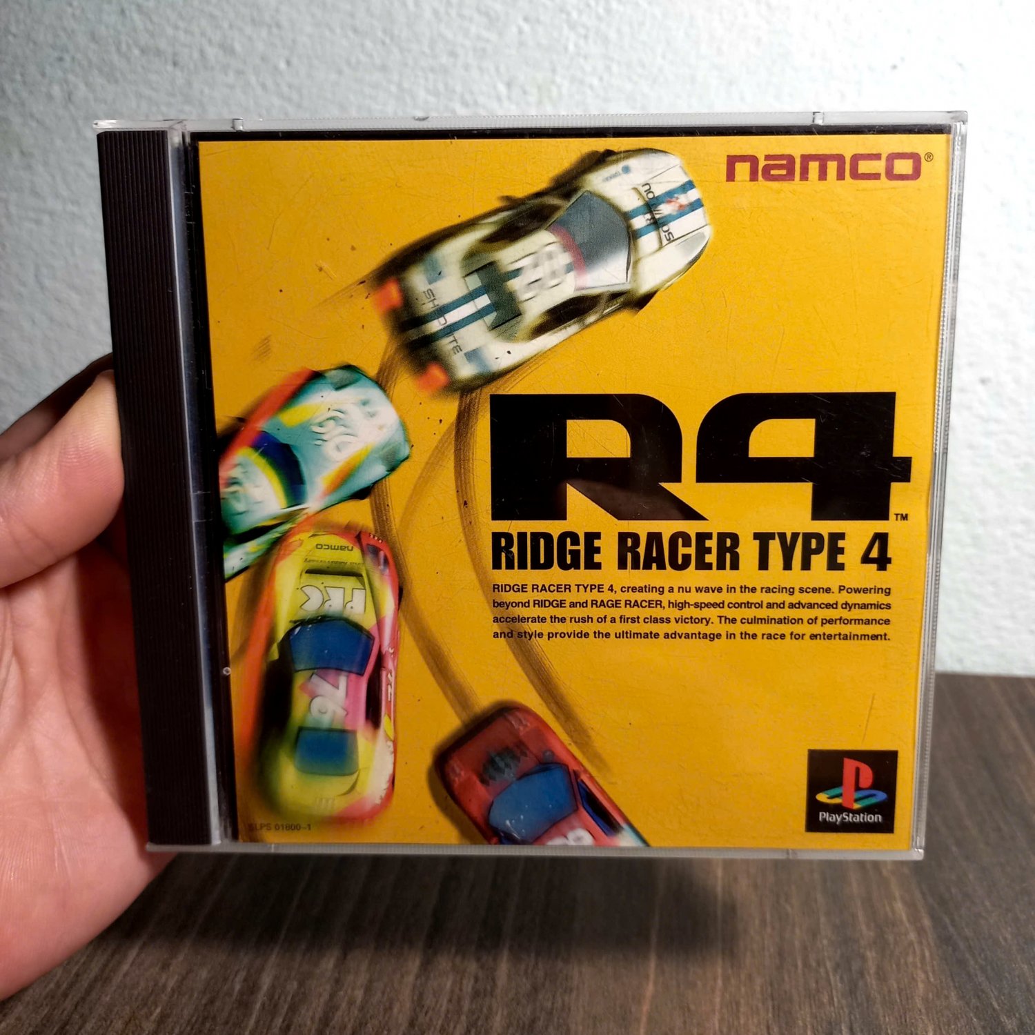 R4 Ridge Racer Type 4 Playsation 1 Ps1 Japan w/Manual - Region Locked
