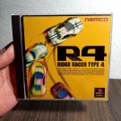R4 Ridge Racer Type 4 Playsation 1 Ps1 Japan w/Manual - Region Locked