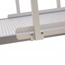 6' L x 36" W Silver Spring Folding Aluminum Wheelchair Access Ramp with Handrails - 850 lb. Cap