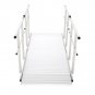 6' L x 36" W Silver Spring Folding Aluminum Wheelchair Access Ramp with Handrails - 850 lb. Cap