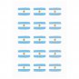 Argentina Flag Fan Temporary Tattoos FIFA World Cup 2026 Edition