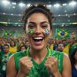 Brazil Flag Fan Temporary Tattoos FIFA World Cup 2026 Edition