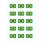 Brazil Flag Fan Temporary Tattoos FIFA World Cup 2026 Edition