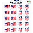 USA Flag & Soccer Fan Temporary Tattoos FIFA World Cup 2026 Edition