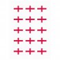 England Flag Fan Temporary Tattoos FIFA World Cup 2026 Edition