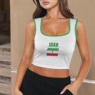 Iran Soccer Flag Crop Tank Top FIFA World Cup 2026 Fan Edition