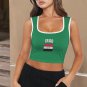 Iraq Soccer Flag Crop Tank Top FIFA World Cup 2026 Fan Edition