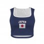 Japan Soccer Flag Crop Tank Top FIFA World Cup 2026 Fan Edition