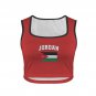 Jordan Soccer Flag Crop Tank Top FIFA World Cup 2026 Fan Edition
