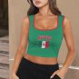 Mexico Soccer Flag Crop Tank Top FIFA World Cup 2026 Fan Edition