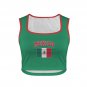 Mexico Soccer Flag Crop Tank Top FIFA World Cup 2026 Fan Edition