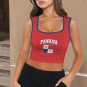 Panama Soccer Flag Crop Tank Top FIFA World Cup 2026 Fan Edition
