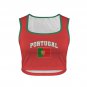 Portugal Soccer Flag Crop Tank Top FIFA World Cup 2026 Fan Edition