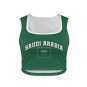 Saudi Arabia Soccer Flag Crop Tank Top FIFA World Cup 2026 Fan Edition