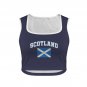 Scotland Soccer Flag Crop Tank Top FIFA World Cup 2026 Fan Edition