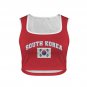 South Korea Soccer Flag Crop Tank Top FIFA World Cup 2026 Fan Edition