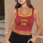 Spain Soccer Flag Crop Tank Top FIFA World Cup 2026 Fan Edition