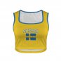 Sweden Soccer Flag Crop Tank Top FIFA World Cup 2026 Fan Edition