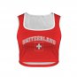 Switzerland Soccer Flag Crop Tank Top FIFA World Cup 2026 Fan Edition