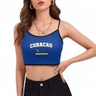 Curacao Soccer Fan Spaghetti Strap Crop Top Soccer Fan FIFA World Cup 2026