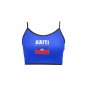 Haiti Soccer Fan Spaghetti Strap Crop Top Soccer Fan FIFA World Cup 2026