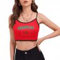 Morocco Soccer Fan Spaghetti Strap Crop Top Soccer Fan FIFA World Cup 2026