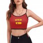 Spain Soccer Fan Spaghetti Strap Crop Top Soccer Fan FIFA World Cup 2026