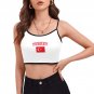 Turkey Soccer Fan Spaghetti Strap Crop Top Soccer Fan FIFA World Cup 2026