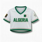 Algeria Women’s Fan Crop Top Soccer Jersey FIFA World Cup 2026 Algeria Women’s Fan Crop Top Soccer Jersey FIFA World Cup 2026