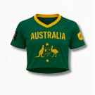 Australia Women’s Fan Crop Top Soccer Jersey FIFA World Cup 2026 Australia Women’s Fan Crop Top Soccer Jersey FIFA World Cup 2026