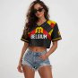 Belgium Women&acirc;��s Fan Crop Top Soccer Jersey FIFA World Cup 2026