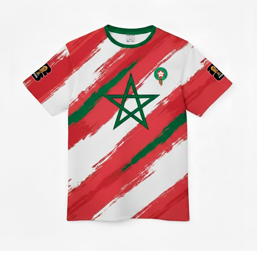Morocco FIFA World Cup 2026 Special Fan Edition T-shirt