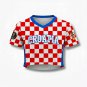 Croatia Women’s Fan Crop Top Soccer Jersey FIFA World Cup 2026