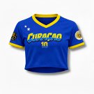 Curaçao Women’s Fan Crop Top Soccer Jersey FIFA World Cup 2026