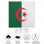 Algeria Flag Scarf &acirc;�� FIFA World Cup 2026 Edition