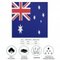 Australia Flag Scarf &acirc;�� FIFA World Cup 2026 Edition