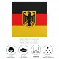 Germany Flag Scarf &acirc;�� FIFA World Cup 2026 Edition
