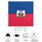 Haiti Flag Scarf &acirc;�� FIFA World Cup 2026 Edition